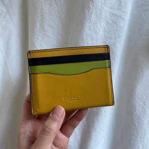 coach car wallet (genuine glovetanned leather)